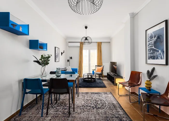 Indiana By Halu! Stylish 2bd Near Papafi Metro Station Szaloniki