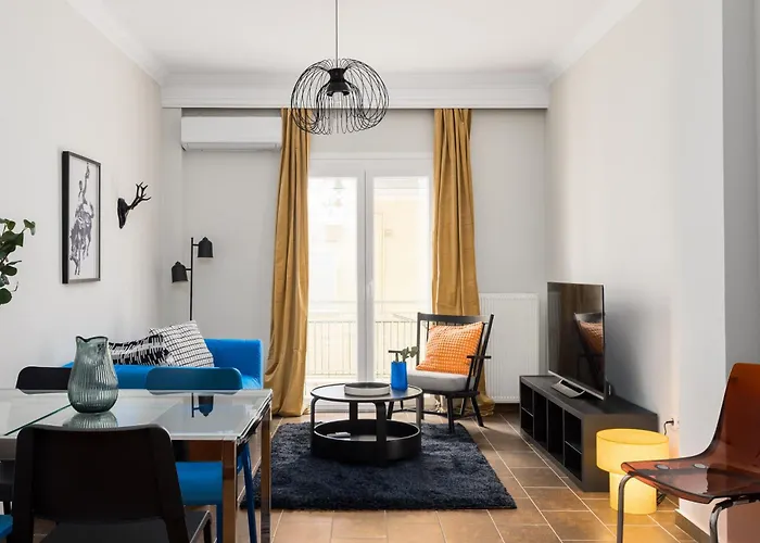 Indiana By Halu! Stylish 2bd Near Papafi Metro Station Szaloniki